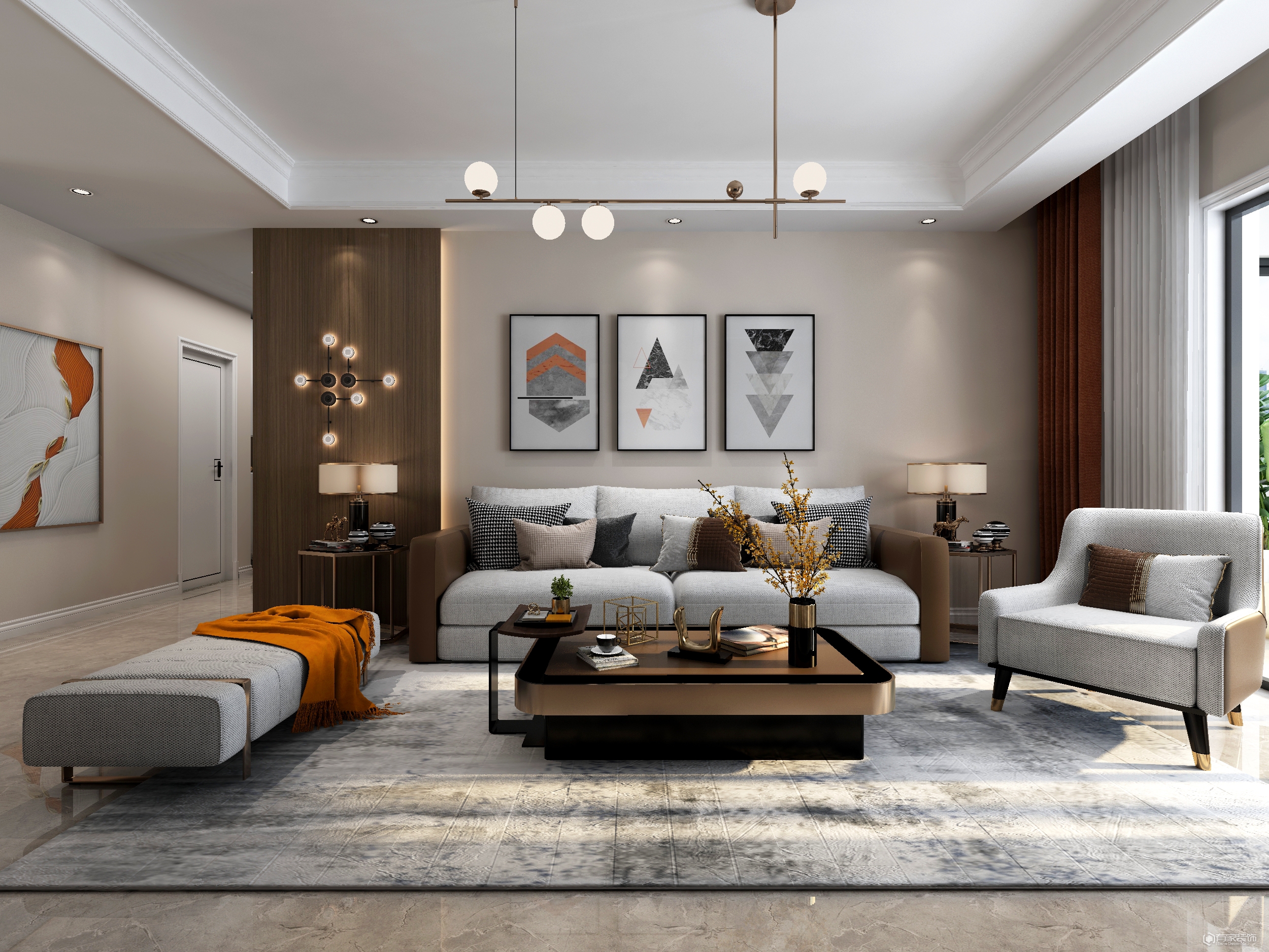 家居裝修如何設計才能提高客廳視覺空間感