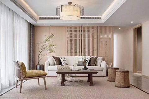 融信雙杭城整裝設計 新中式風格營造禪意的居家氛圍