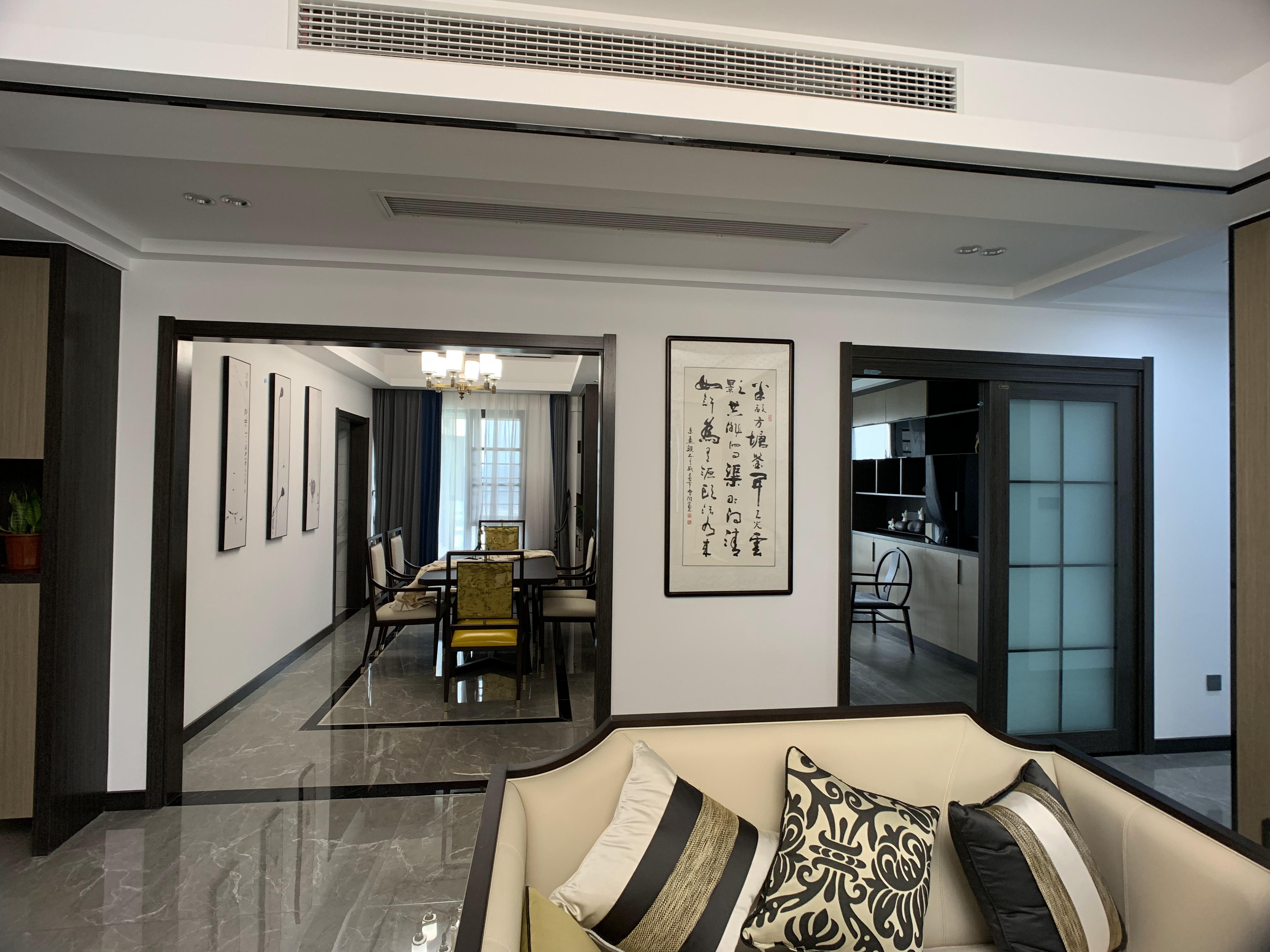 新榕金江首府 新中式家居裝修 不失創新且保留空間的奢華細節