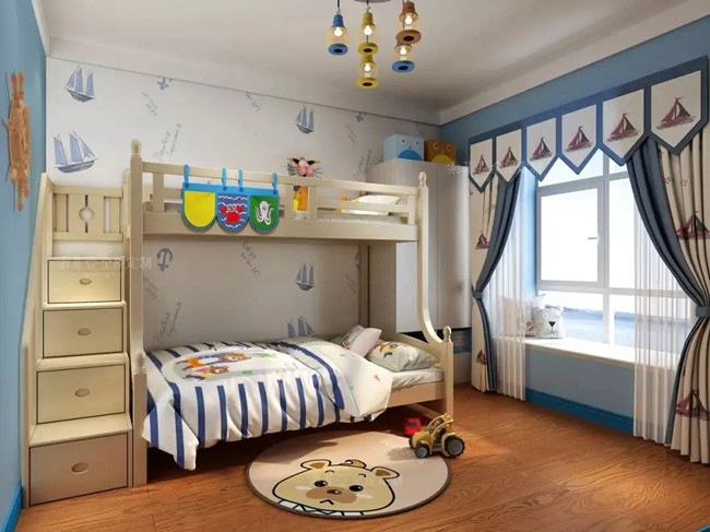福州别墅室内装潢：小户型儿童房装修效果图？